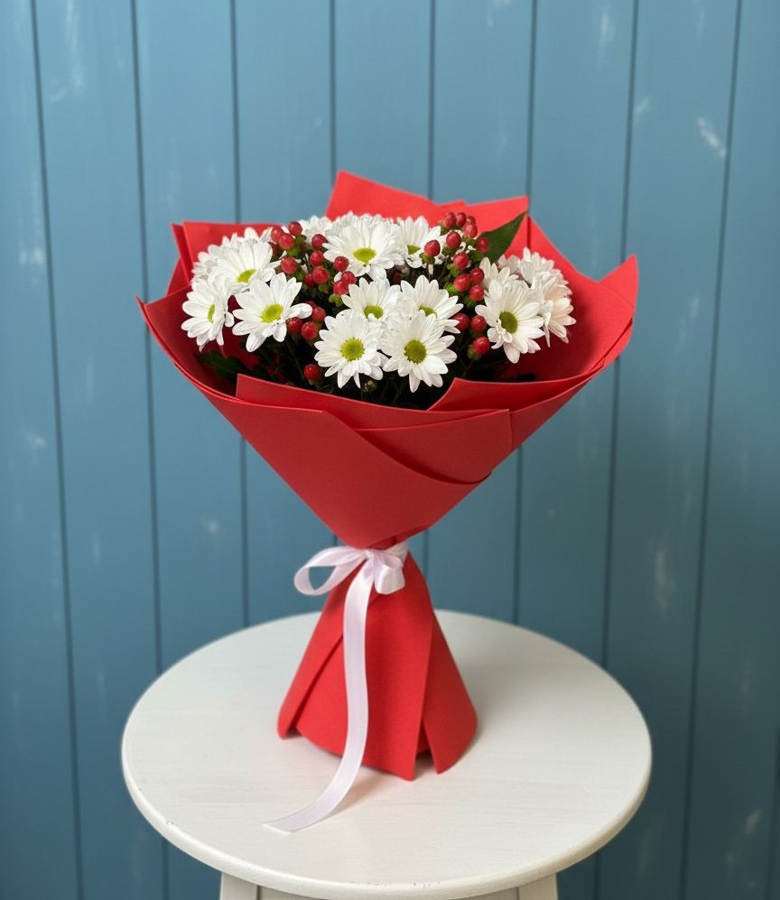 Букет цветов из: Хризантемы в Сольцах