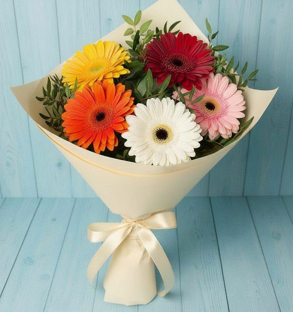 Букет цветов из: Герберы в Сольцах