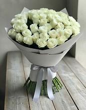 Букет 35 Белых роз #REPLACE_PRED# Сольцах