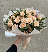 Букет Кремовые розы Латте #REPLACE_PRED# Сольцах