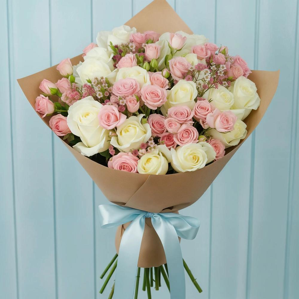 Букет цветов из: Розы в Сольцах