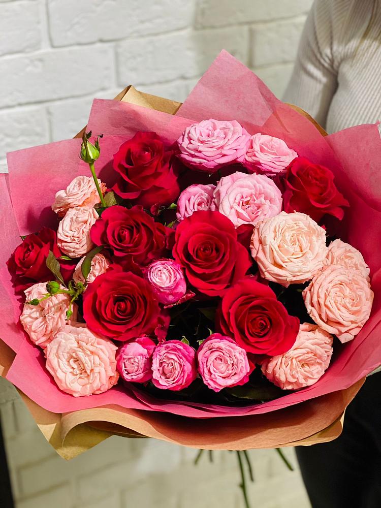 Букет цветов из: Розы в Сольцах