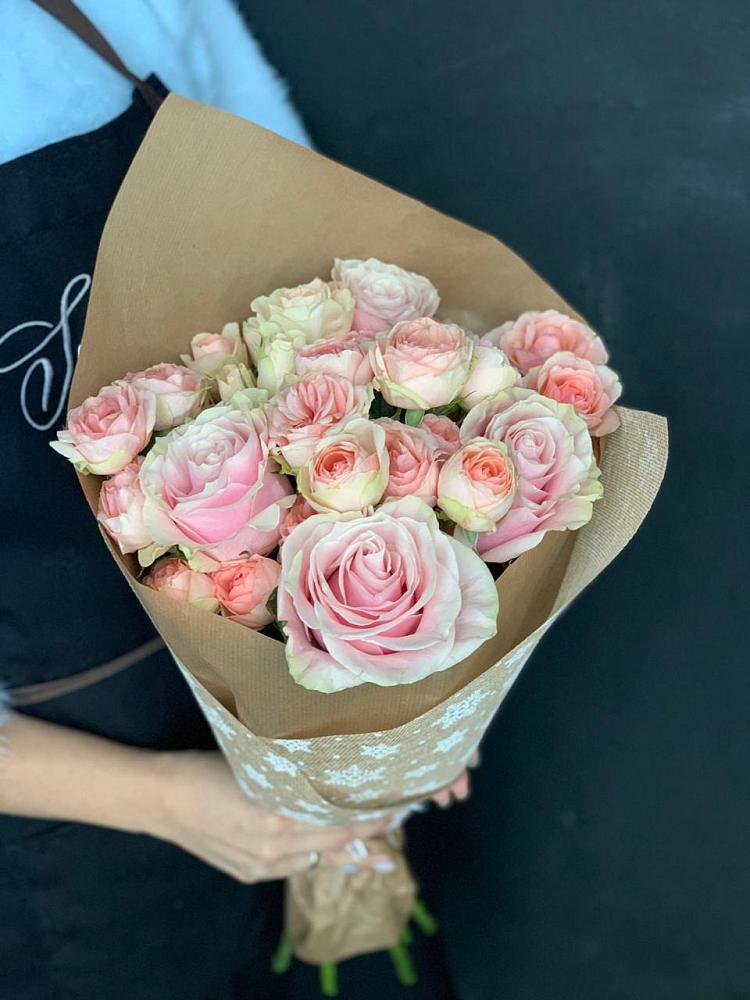 Букет цветов из: Хризантемы и Розы в Сольцах