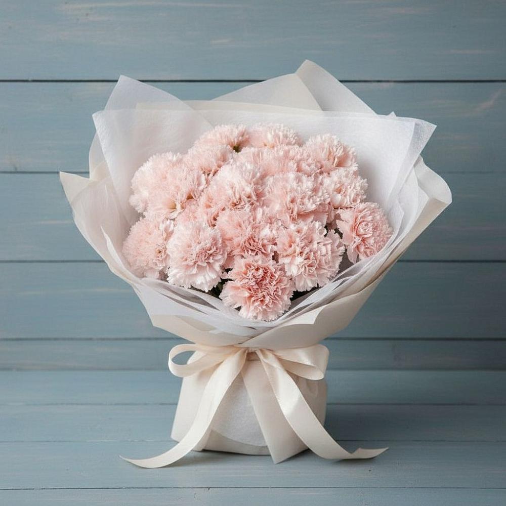 Букет цветов из: Гвоздики в Сольцах