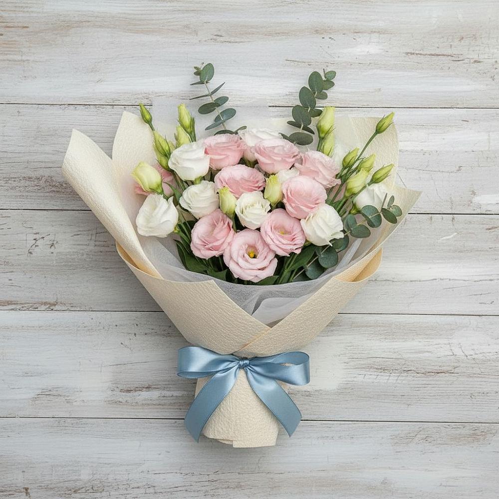 Букет цветов из: Лизиантусы в Сольцах